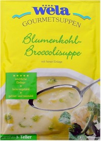 Blumenkohl-Broccolisuppe