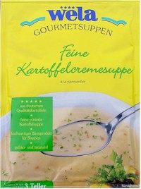 Feine Kartoffelcremesuppe