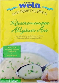 Käsecremesuppe „Allgäuer Art“