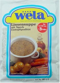 Linsensuppe-Eintopfqualität