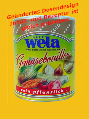 Wela-Gold Gemüsebouillon Paste, 1/1 Dose