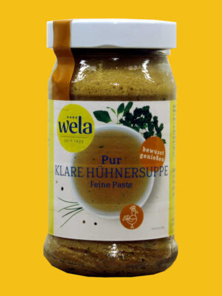 Klare Hühnersuppe Paste PUR