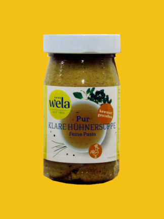 Klare Hühnersuppe Paste PUR, 1/4 Glas