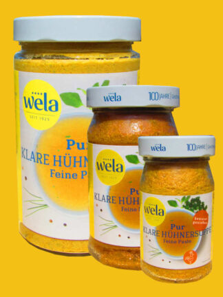 Klare Hühnersuppe Paste PUR