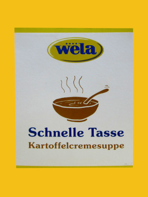 Kartoffelcremesuppe, Schnelle Tasse