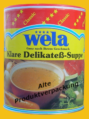 Wela Klare Delikatess-Suppe „classic“ Paste 1/1 Dose