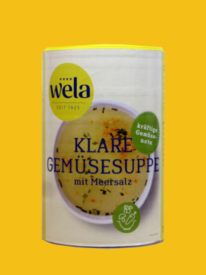 Klare Gemüsesuppe mit kräftiger Gemüsenote und Meersalz gekörnt 1/2 Dose