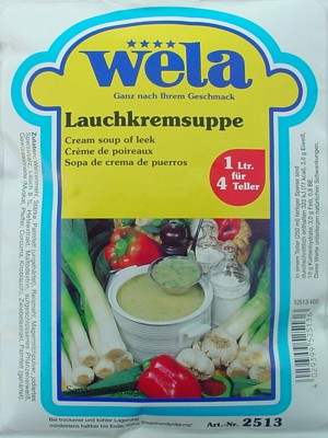 Lauchkremsuppe