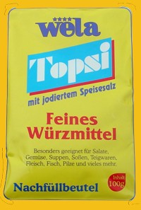 Feines Würzmittel jodiert