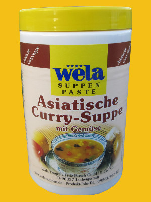 Asiatische Curry-Suppe, Paste