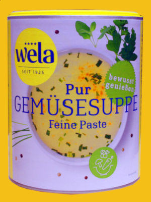 Gemüsesuppe „PUR“ Paste 1/1 Dose