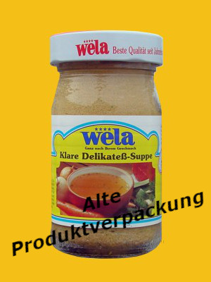 Wela Klare Delikatess-Suppe „classic“ Paste 1/2 Glas