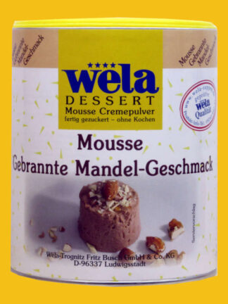 Mousse Gebrannte Mandel Geschmack