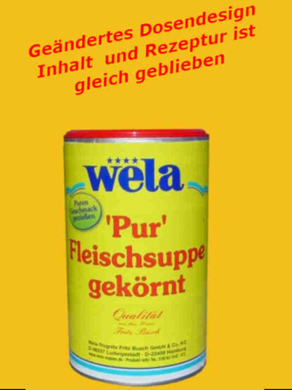 Wela Fleischsuppe gekörnt PUR, 1/1 Dose