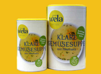 Klare Gemüsesuppe mit kräftiger Gemüsenote und Meersalz