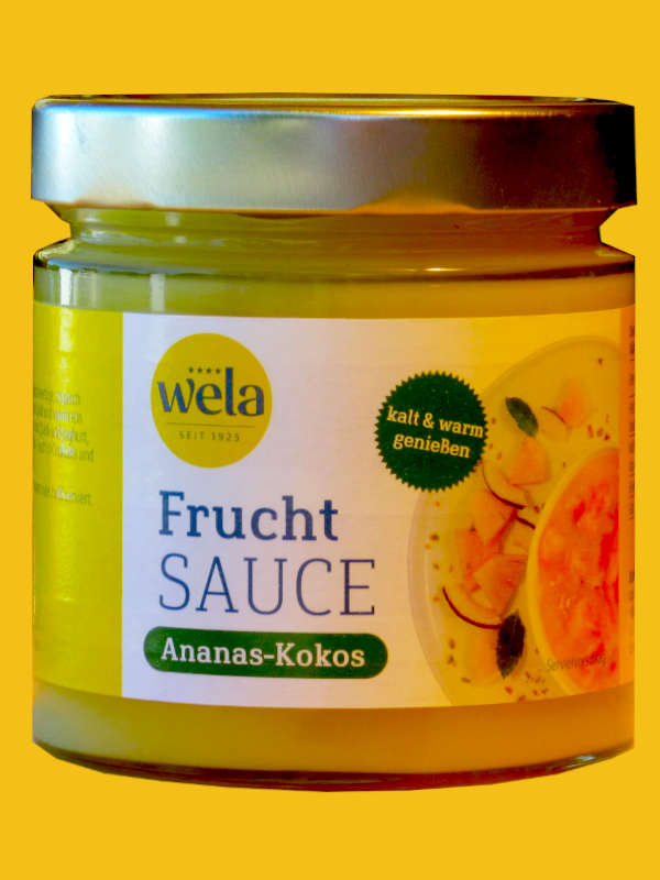 Wela Fruchtsauce Ananas-Kokos